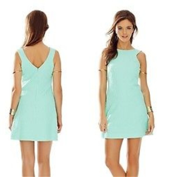 lilly pulitzer blue shift dress